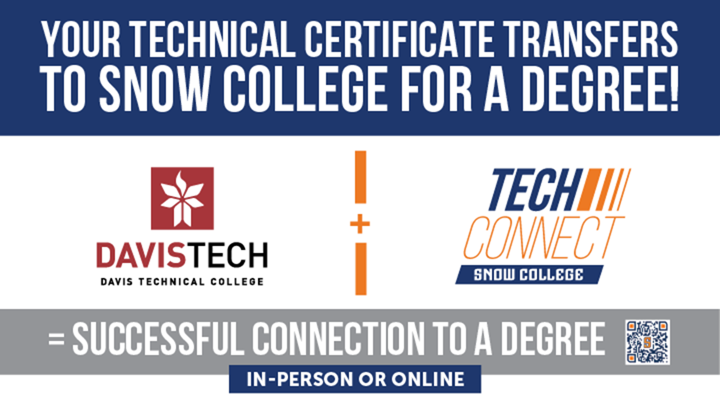 Davis Tech Students can Transfer their Credits to Snow College