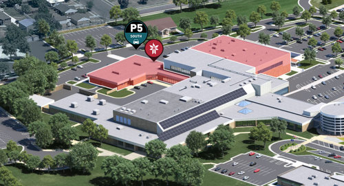 image: location of surplus store on campus